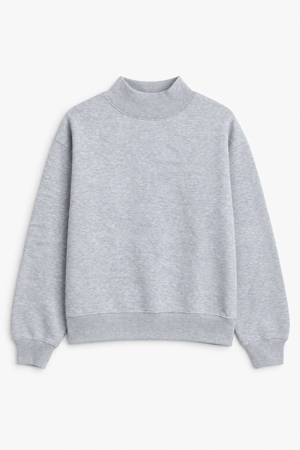 Women Branded High Neck - Grey