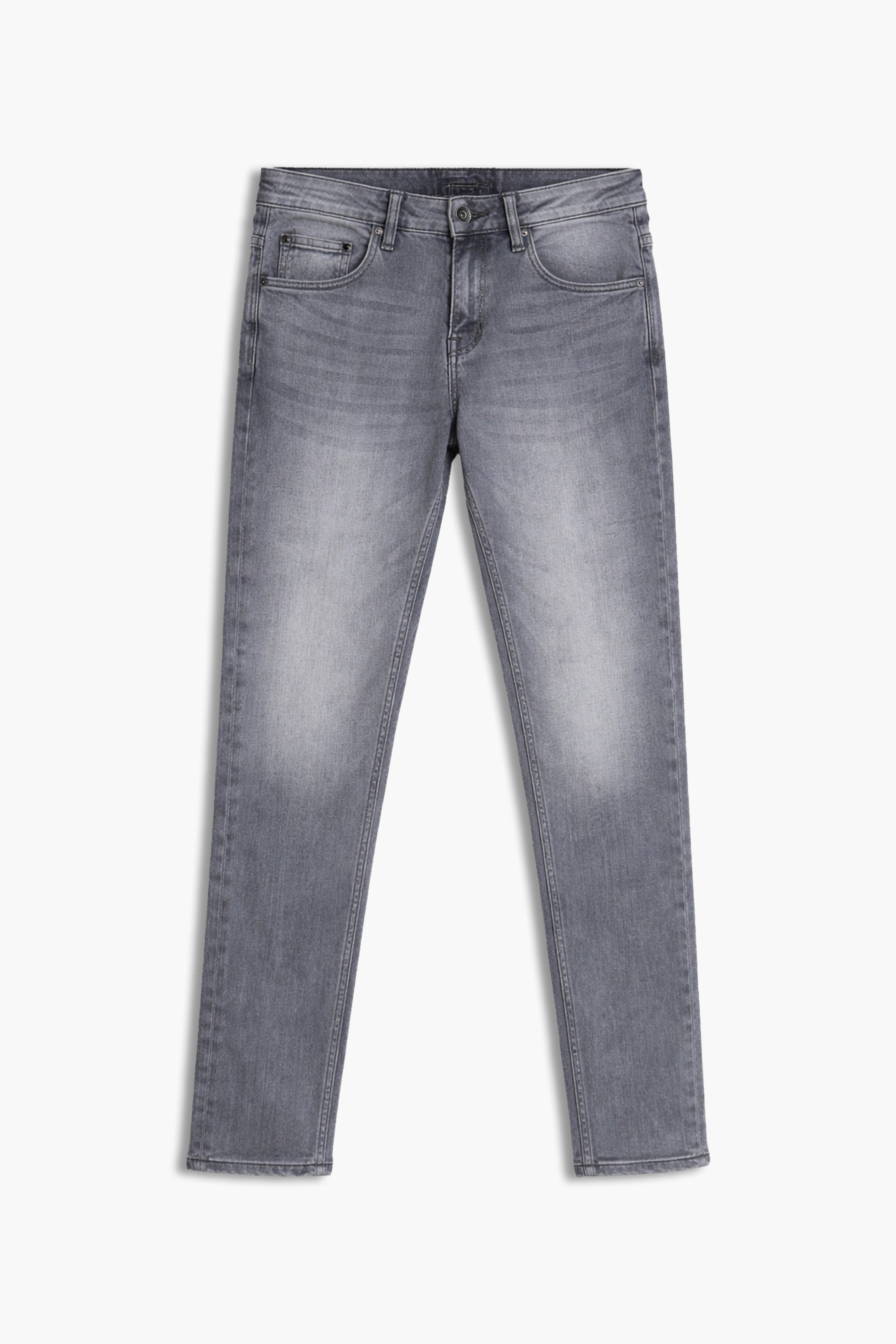 Men Branded Denim Jeans - Grey