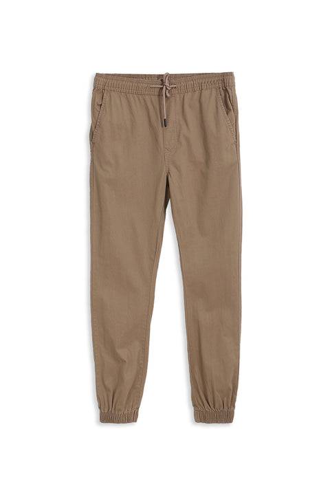 Men Cotton Jogger Trouser (Brand: MAX) - Khaki