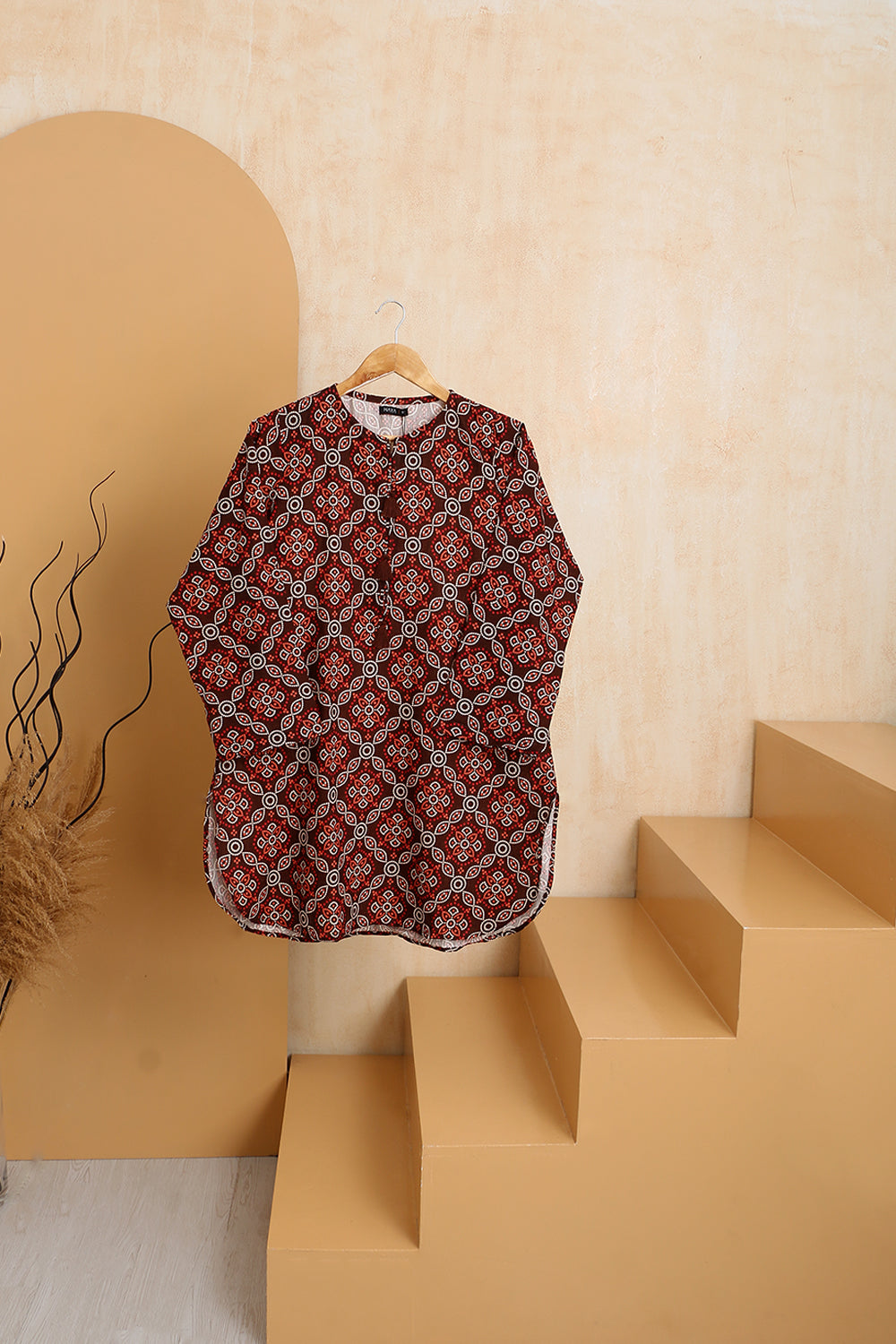 PRINTED KHADDAR SHIRT