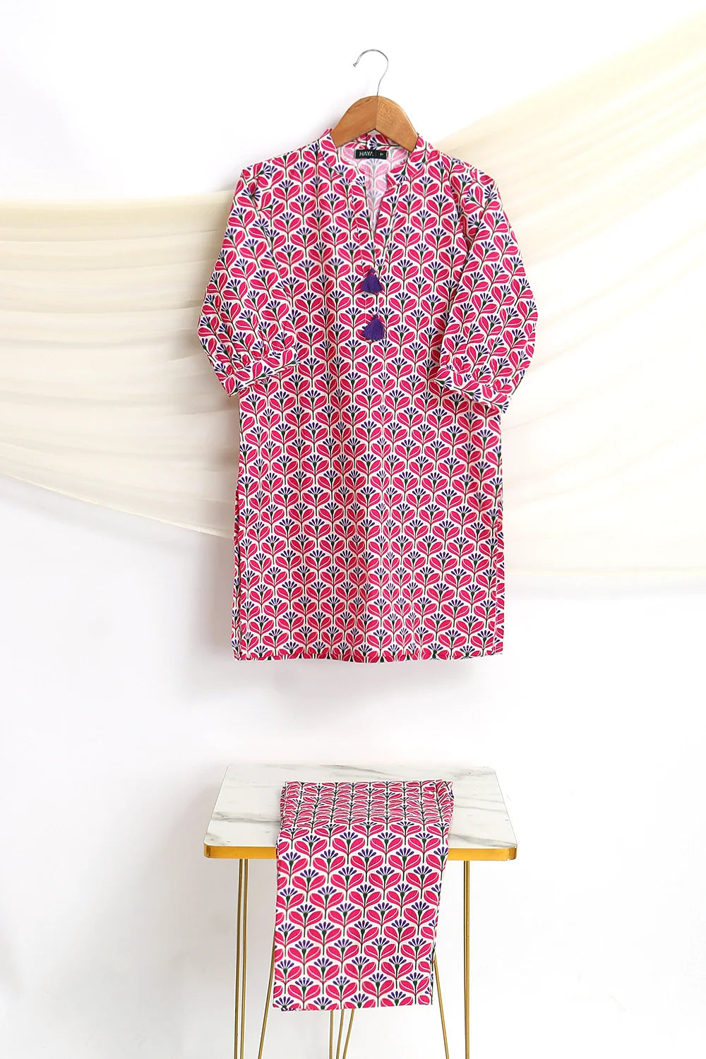 2 PIECE PRINTED LAWN SUIT