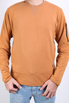Men V-Knotch Sweatshirt MS08 - Rust
