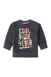 Boys Graphic Sweatshirt BS-09 - Charcoal