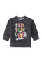 Boys Graphic Sweatshirt BS-09 - Charcoal