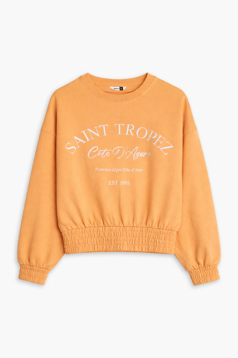 Women Branded Sweatshirt - Orange