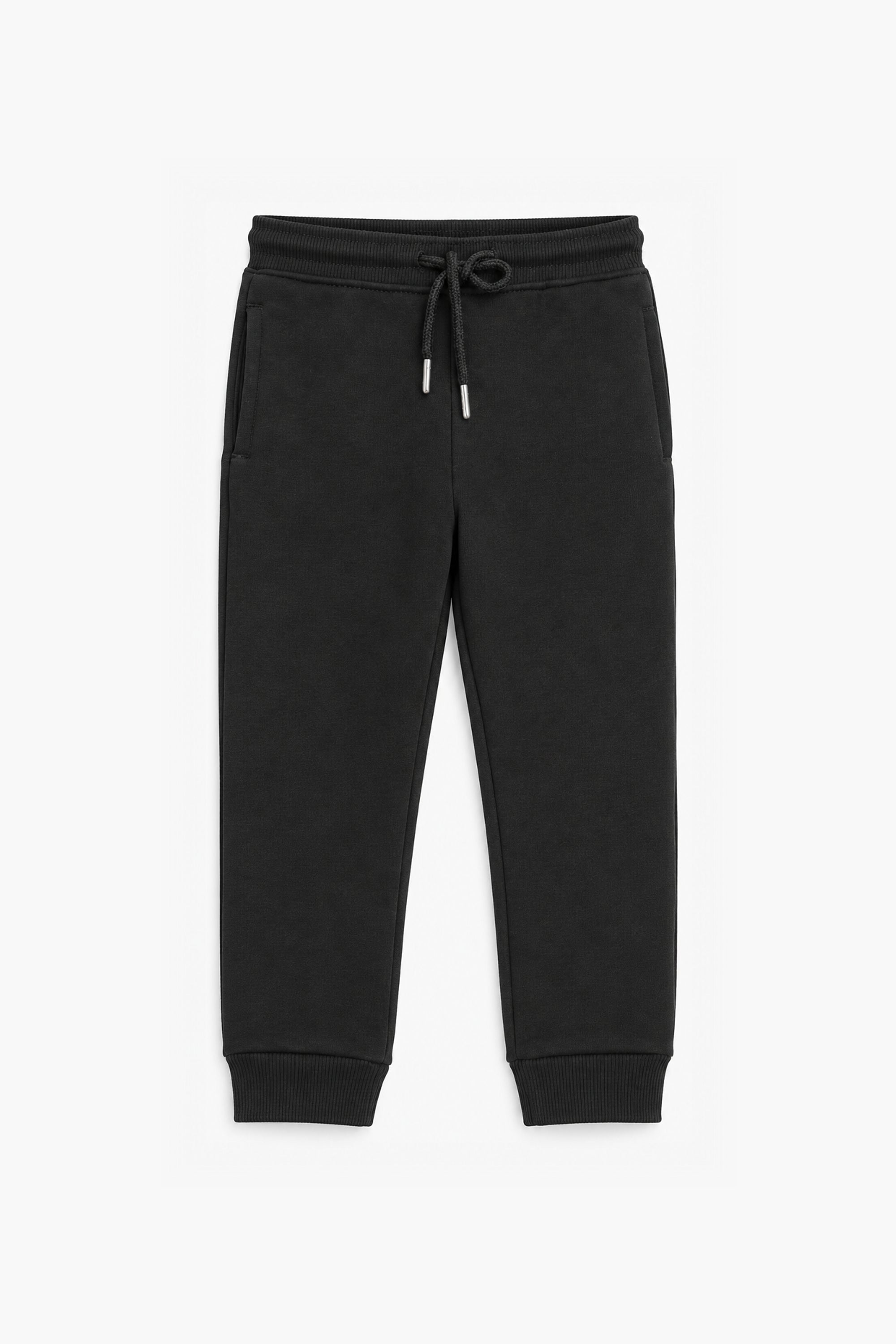 Boys Branded Fleece Trouser -Black