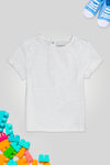 Girls Branded Basic T-Shirt - White