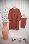Women's Eastern Lawn 2-Piece Suit WS23-113 - Brown