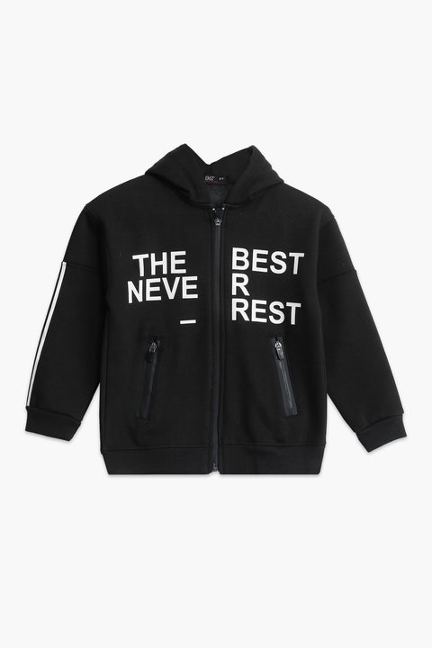 Graphic Zipper Hoodie
