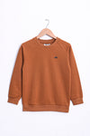 Boys Inv Stitch R-Neck Sweatshirt BS02 - Brown