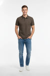 Men Branded Polo - Brown