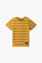 Boys Branded Linings T-Shirt - Mustard