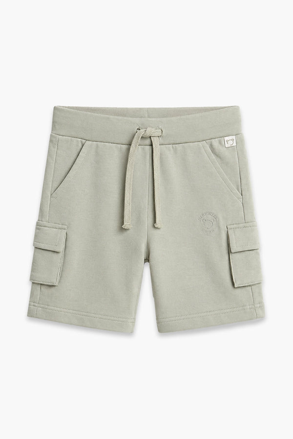 Boy Branded Cargo Short - L/Green