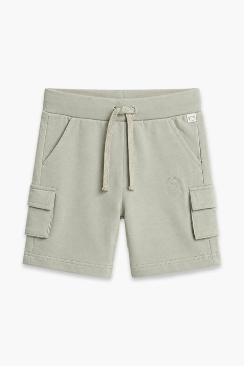 Boy Branded Cargo Short - L/Green