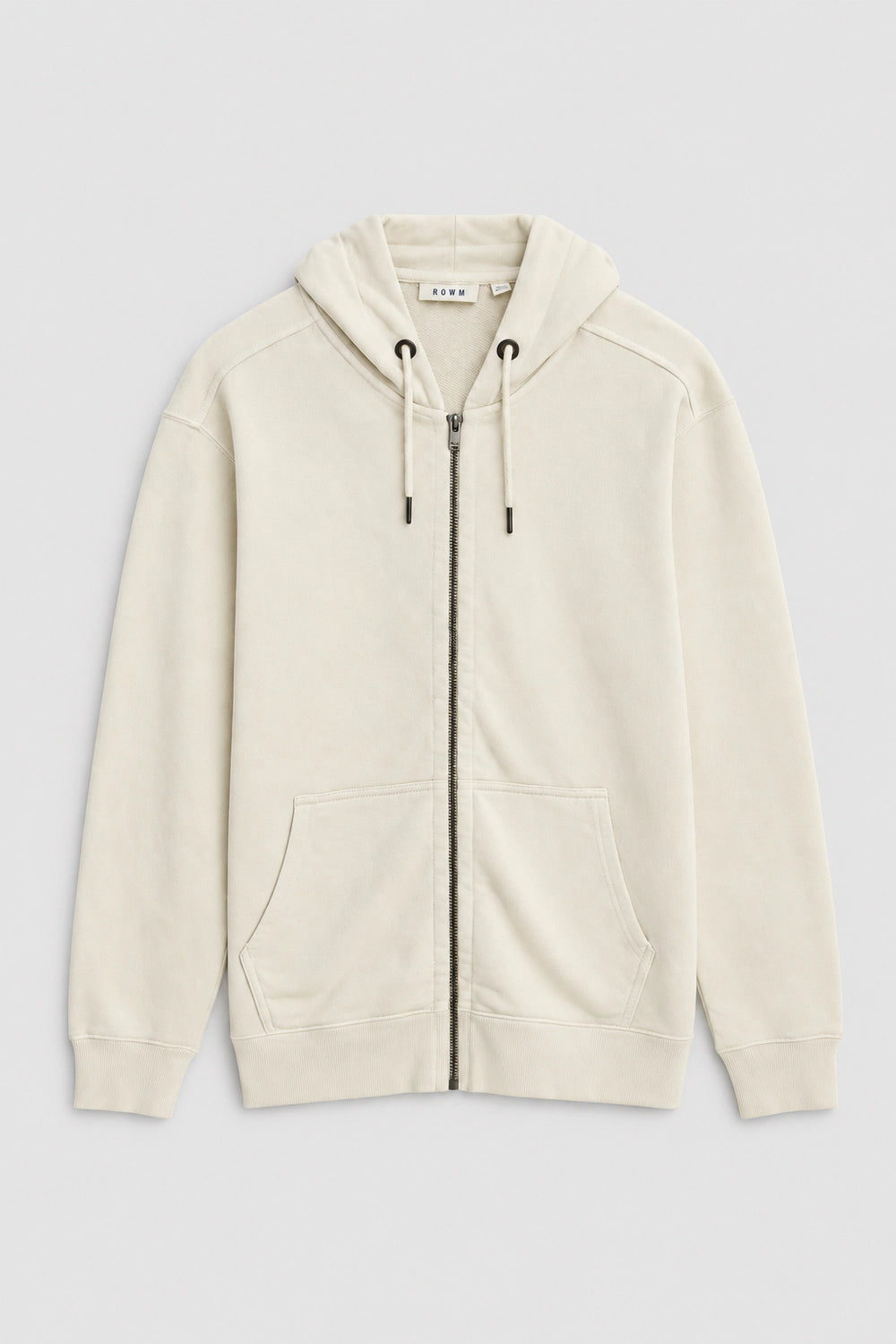 Men Branded Hoodie Zipper - Fawn