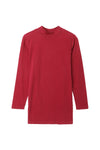 Women Branded Hi-Neck  - Red