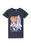 Boys Branded Graphic T-Shirt - Charcoal