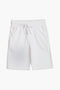 Men Branded Short - White