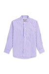 Boys Band Collar Casual Lining Shirt BCS24#07 - Purple
