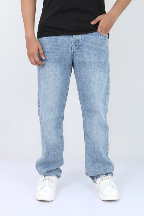 Man District Denim Jeans - L/Blue