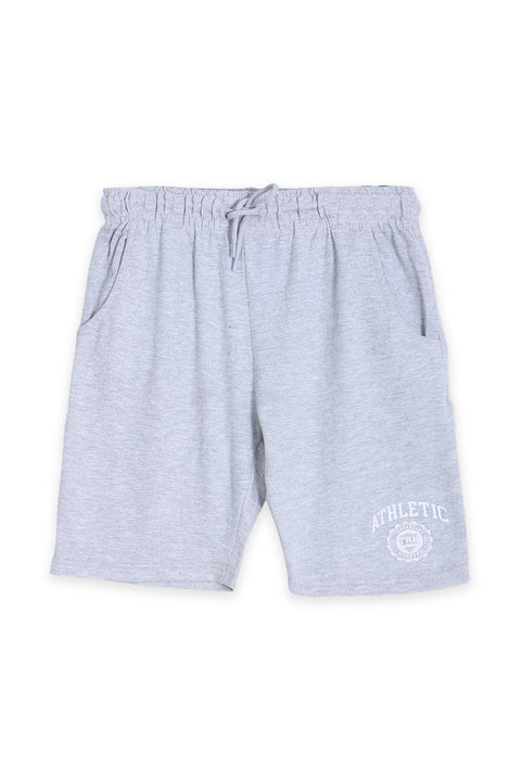 Men Terranova Printed Short- Heather Grey