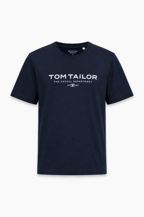 Men Branded Graphic T-Shirt - D/Blue