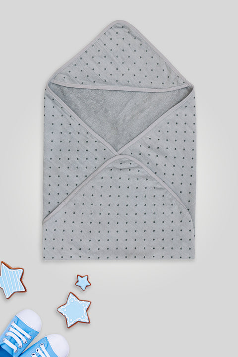 Baby Hoodie Towel  80*80 CM - GREY