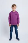 Boys Branded Pullover Hoodie - Purple