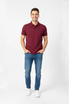 Men Branded Polo - Maroon