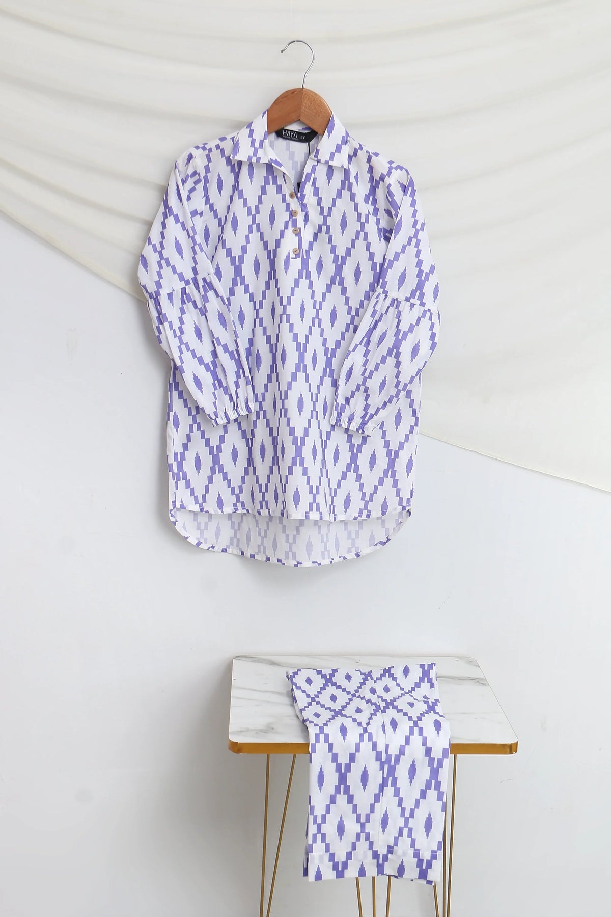 2 PIECE LAWN FUSION SUIT
