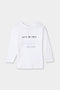 Boy Branded Graphic Tee F/S - White