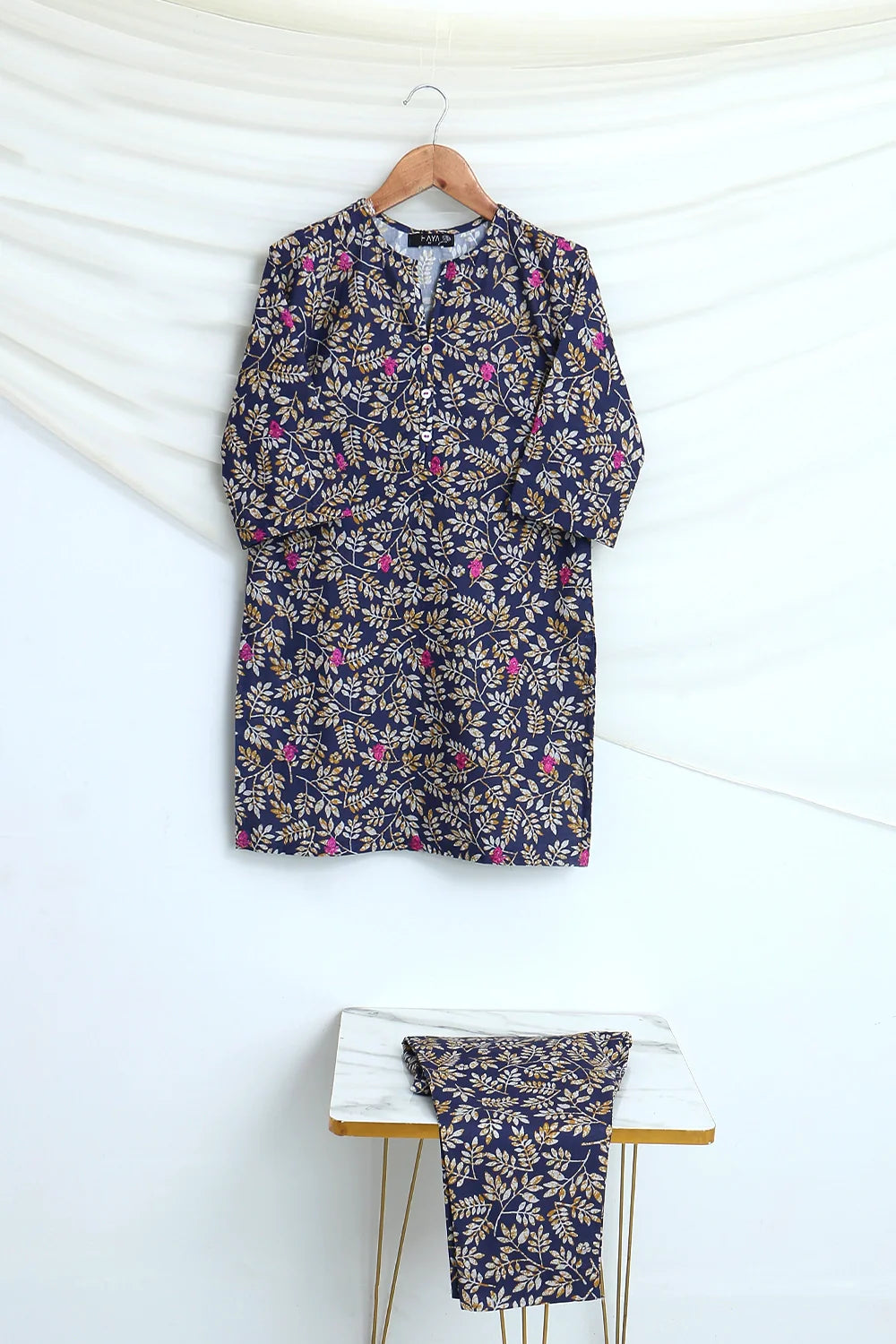 2 PIECE EMB LAWN SUIT