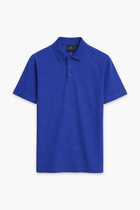 Men Branded Polo - Royal Blue