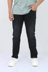 Man Petrol Denim Jeans - Black
