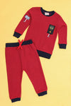 Boys Graphic 2-Piece Suit 1146-A - Red