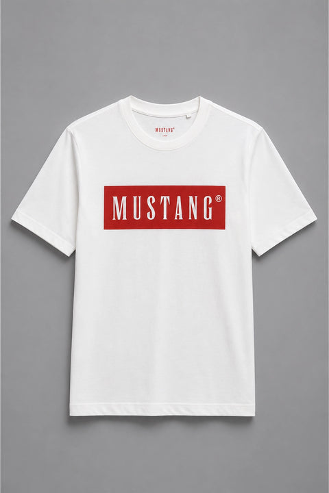 Men Branded Graphic T-Shirt - Off White