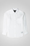 Boys Casual Band Collar Shirt BS23-41 - White