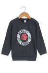 Boys Branded Graphic Sweatshirt  - Charcoal