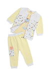 Girls Graphic 3-Piece Suit 1186/7-A - Yellow