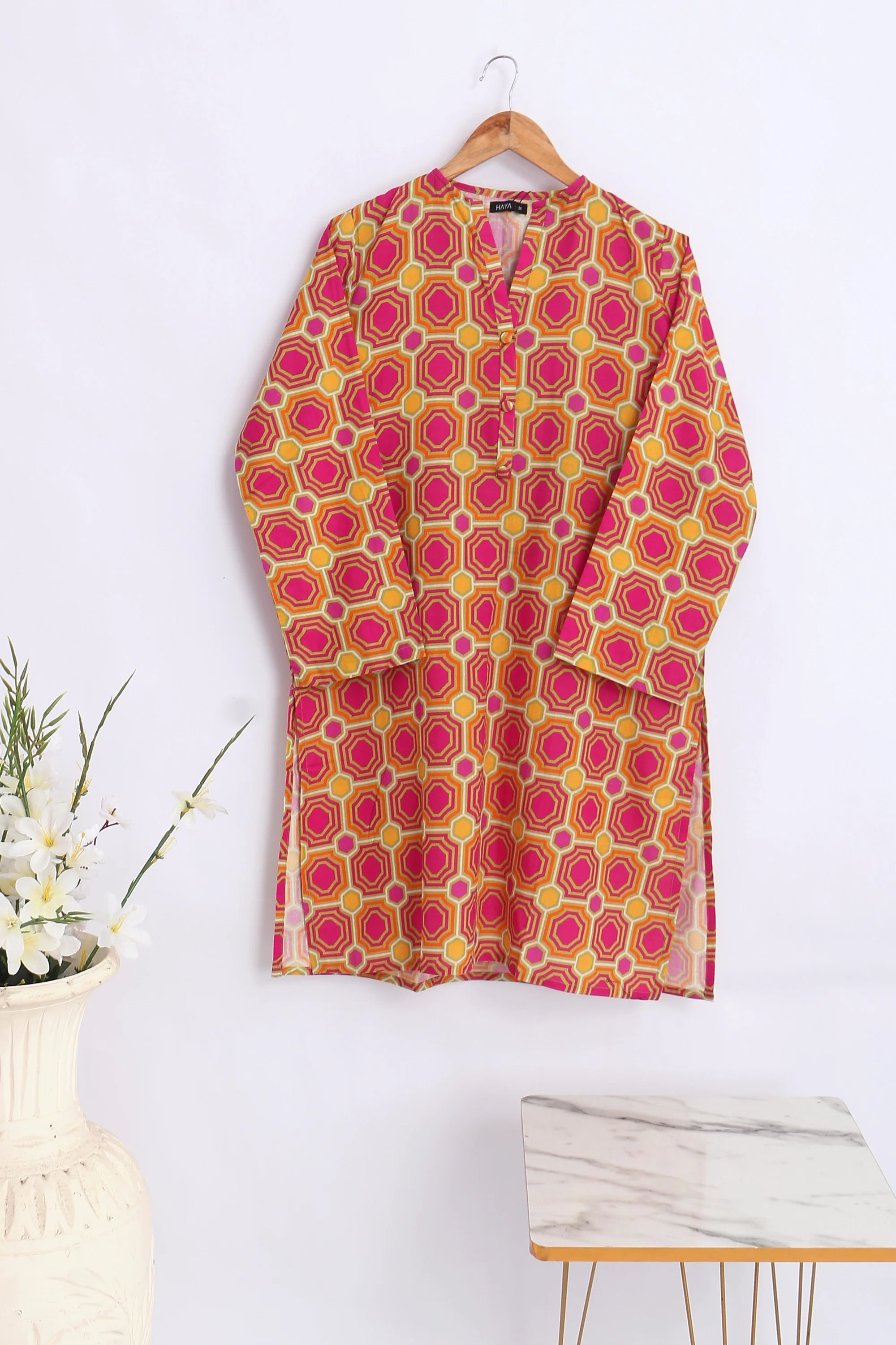 PRINTED KHADDAR SHIRT