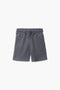 Boy Branded Short - Grey