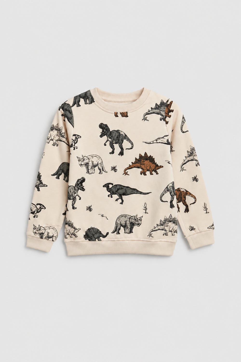 Boys Branded Graphic Sweatshirt - Cream