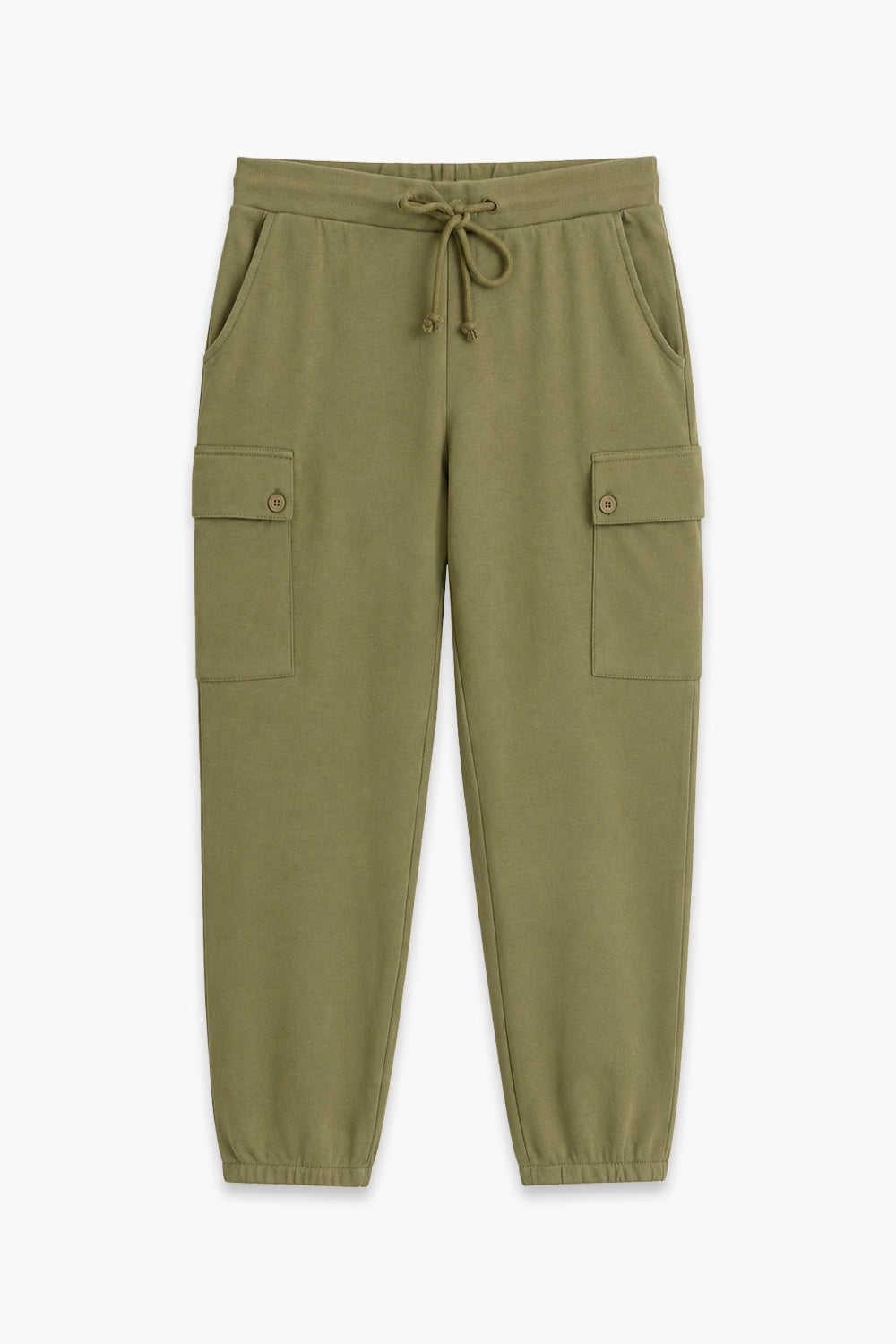 Women Branded Cargo Trouser - Green