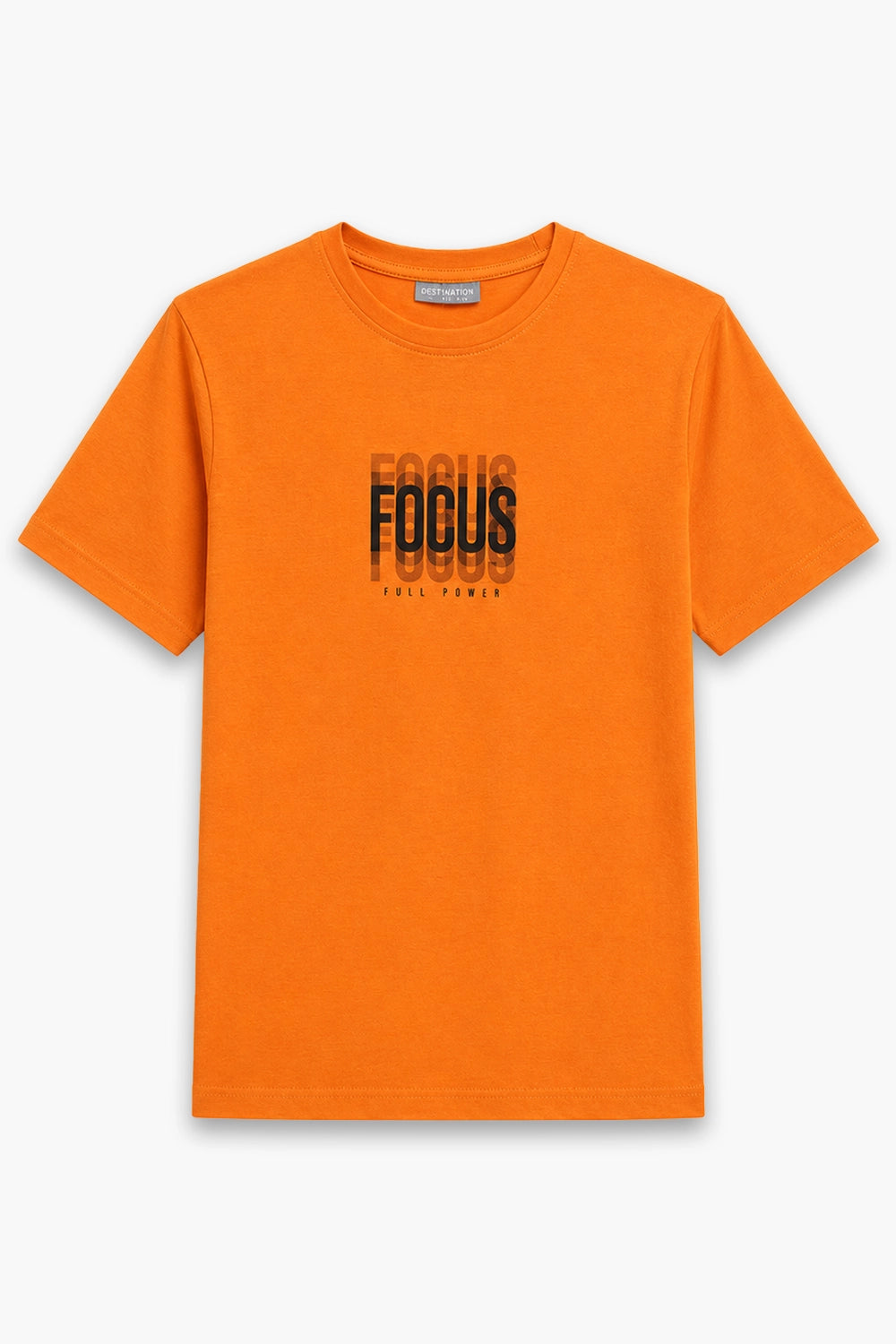 Boys Branded Graphic T-Shirt - Orange