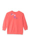 Girls Graphic Sweatshirt GSS24-03 - Persimmon