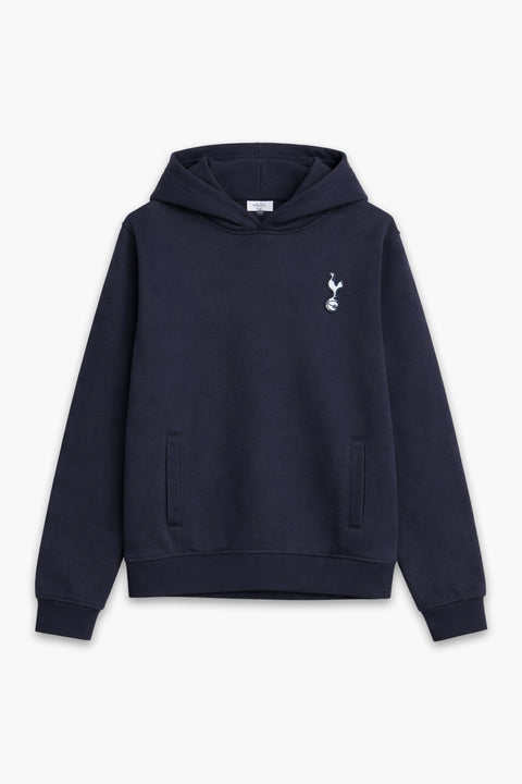 Boys Branded Pullover Hoodie - Navy