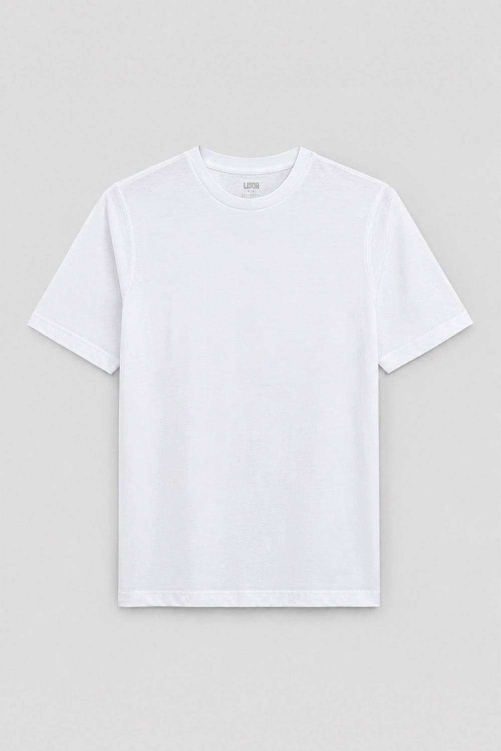 Men Branded Basic T-Shirt - White