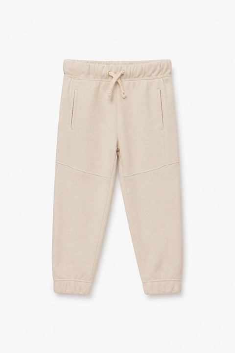 Boys Branded Trouser  - Cream