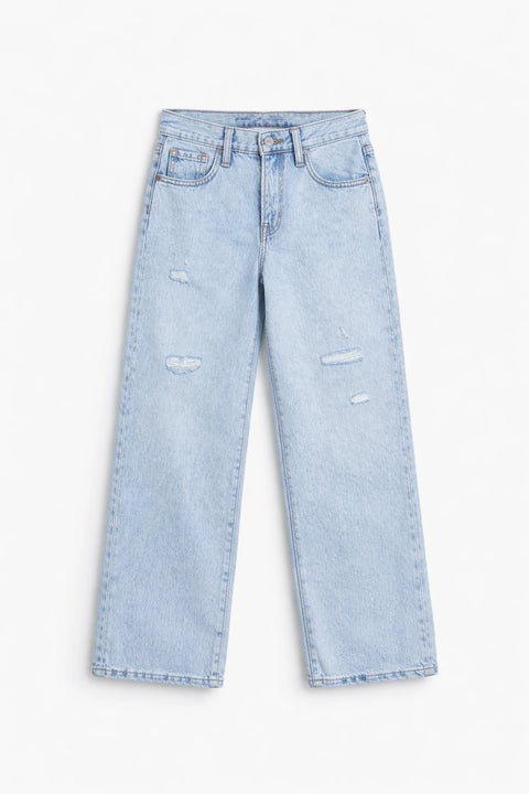 Girls Branded Jeans  - Ice Blue