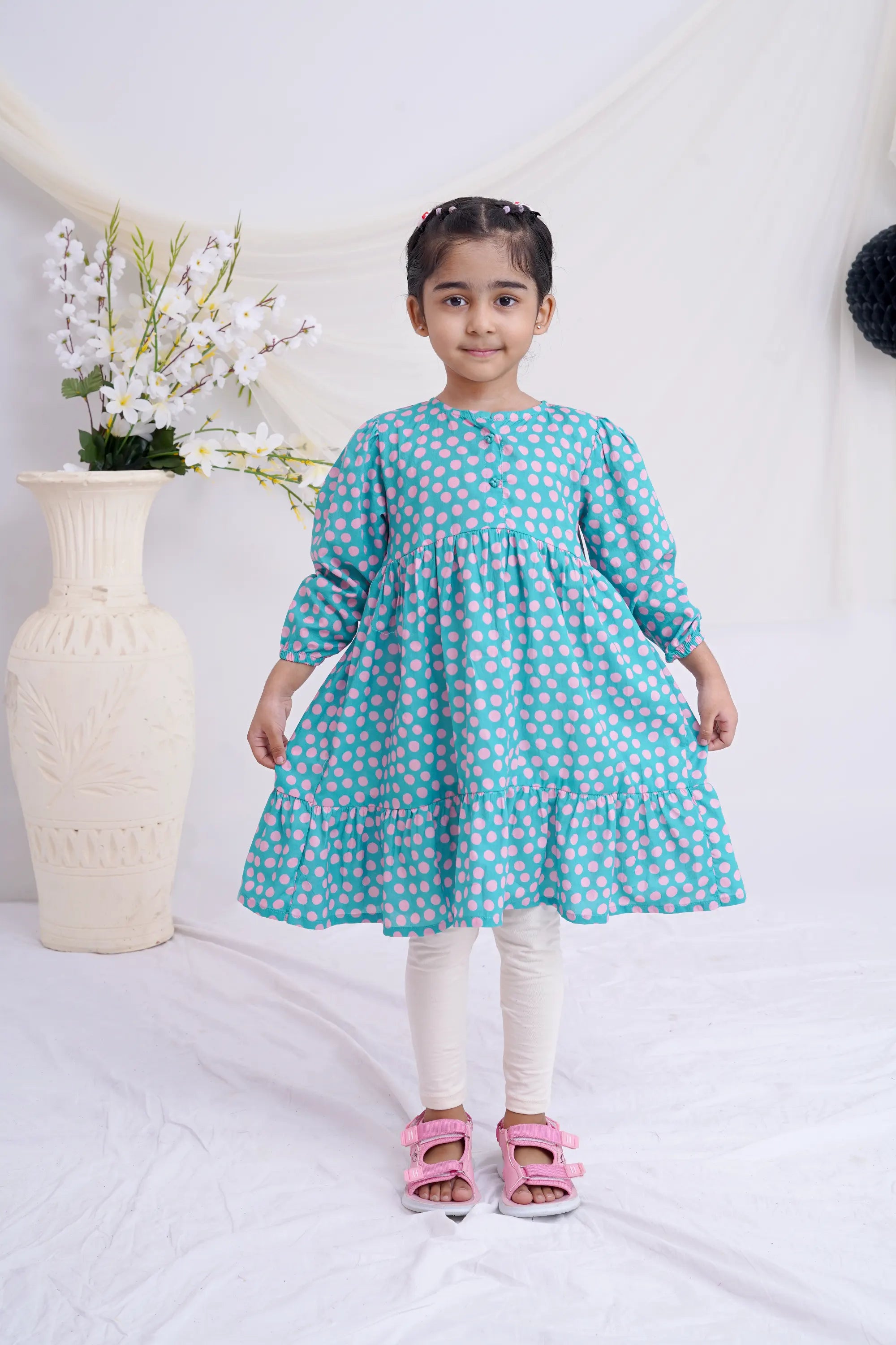 PRINTED LAWN FROCK